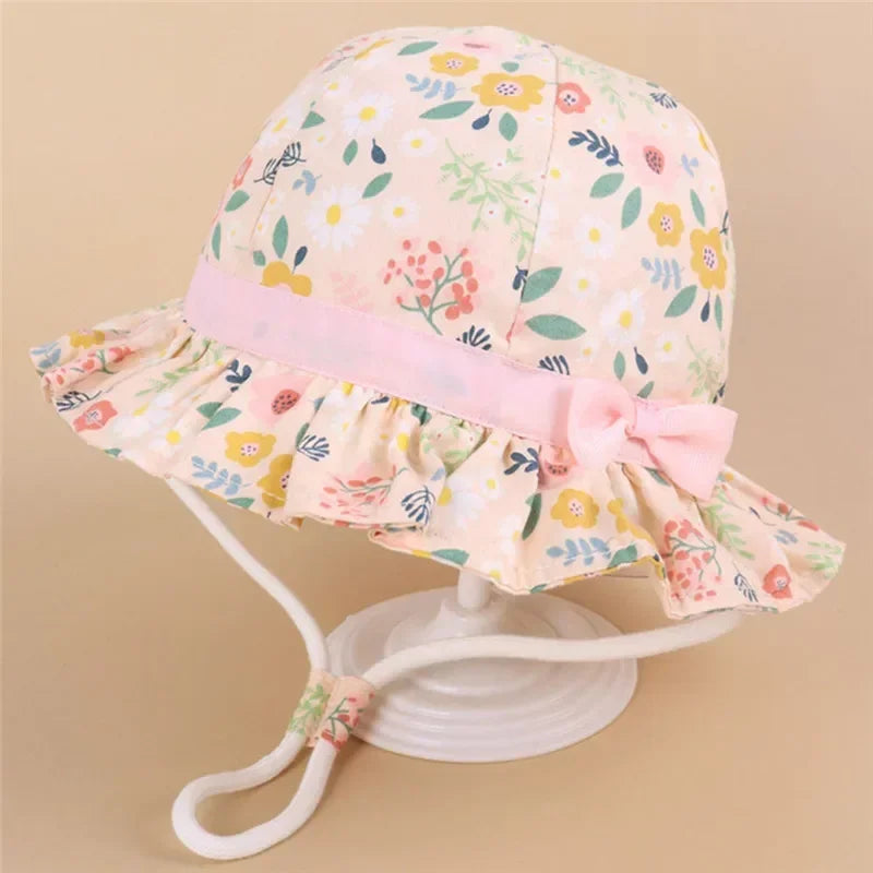 New Panama Summer Baby Girls Hat Beach Sun Cap Travel Boys Fisherman Cap Outdoor Children Bucket Hats Cotton Toddler Baby Hats