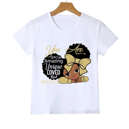 Children's T-Shirts White Summer Top