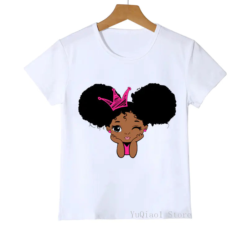 Children's T-Shirts White Summer Top